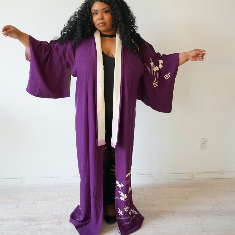 Purple Vintage Kimono.